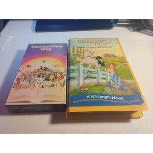 Charlottes Web & Charlotte's Web 2 VHS Lot